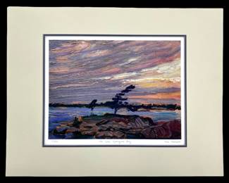 Tom Thomson “The Gap, Georgian Bay" Lithograph
