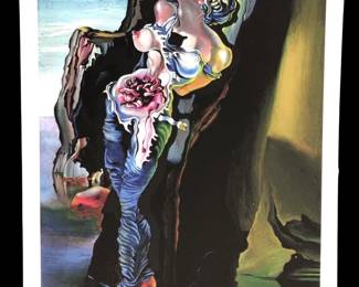 Salvador Dali Gravdiva Lithograph on Paper