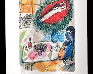 Marc Chagall Reverie Giclee on Paper