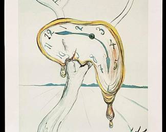 Salvador Dali “Melting Clock" Lithograph 248/500