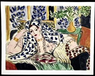 Matisse “Odalisque with Black Armchair" Lithograph