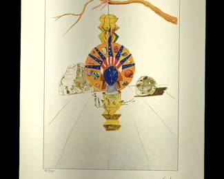 Salvador Dali American Clock Giclee on Paper
