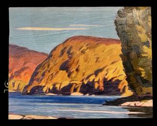 A.J. Casson “Otter Lake" Giclee on Panel