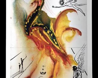 Salvador Dali Le Grand Pavon Giclee on Paper