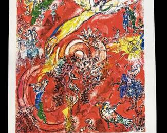 Marc Chagall “The Triumph of Music" Lithograph