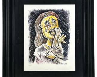 Pablo Picasso “Weeping Woman II" Lithograph