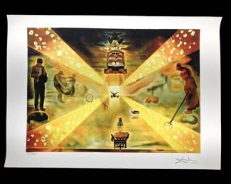 Salvador Dali Station at Perpignan Giclee on Paper