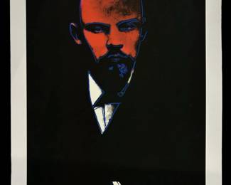 Andy Warhol “‘Black' Lenin" Lithograph