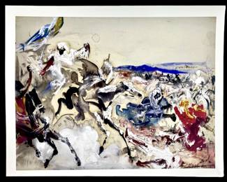 Salvador Dali Battle of Tetuan Lithograph