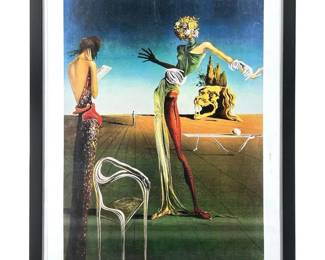 Salvador Dali “Woman w a Head of Roses" Lithograph