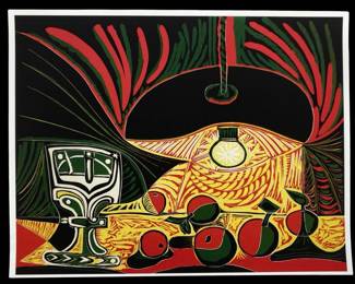 Picasso “Still Life under the Lamp" Lithograph