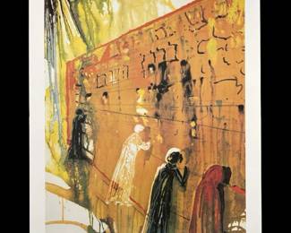 Salvador Dali “Wailing Wall" Lithograph