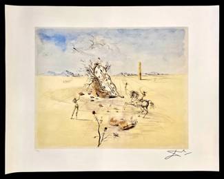 LE Salvador Dali “Cosmic Horseman" Lithograph