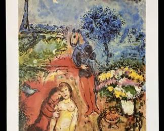 LE Marc Chagall “Serenade" Lithograph 104/500