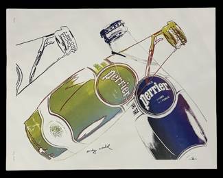 Andy Warhol “Perrier" Lithograph