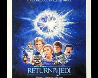 1983 Star Wars: Return of the Jedi Movie Poster