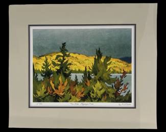 A.J. Casson “The Lake, Algonquin Park" Lithograph