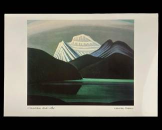 Lawren Harris “Mountain & Lake" Lithograph