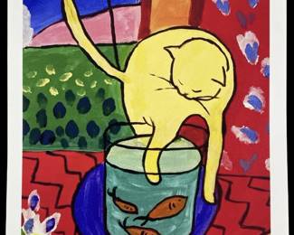 Henri Matisse “Cat with Red Fish" Lithograph