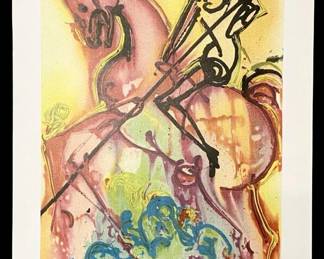 LE Dali “Saint George and the Dragon" Litho w/ CoA