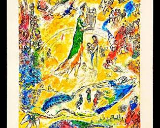 Marc Chagall “Sorcerer of Music" Lithograph 10/375