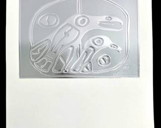 Norval Morrisseau “Birds Traveling" Embossing