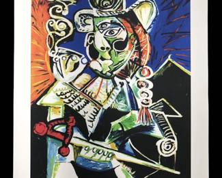 Pablo Picasso Cavalier With Pipe Giclee on Paper