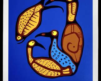 Norval Morrisseau Separate Life Lithograph 69/120