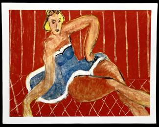 Henri Matisse “Artist and His Models" Lithograph