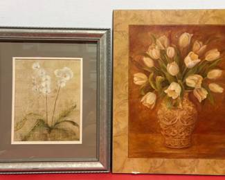 2 Prints Iris Orchid