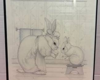 Signed By Sue Rupp 2 Hare Cut