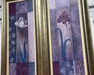 2 Iris Prints Home Decor