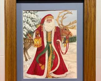 Framed Santa Claus