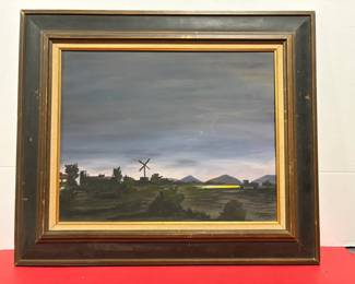 Painting Of Truck Landscape Framed