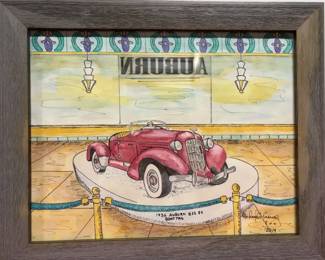 Sketch By Artist Richard Crews