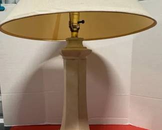 Large Beige Lamp