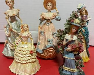 Victorian Resin Figurines