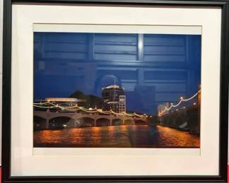 Print Of The Smith Barney Building At Tempe Town Lake