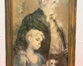 Antique Print By Candy Circus Family