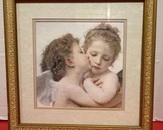 Kissing Cherubs Print