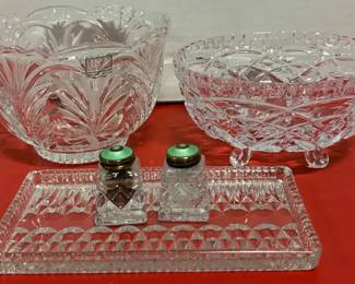 Collection Of Crystal Bowls