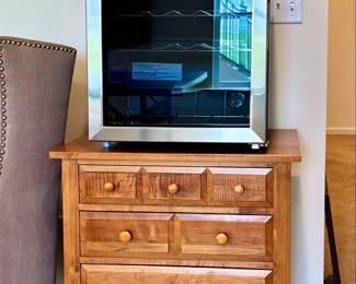 New Never Used Wine Fridge and Ethan Allen Chest of Drawers / Nightstand