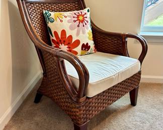 Rattan Chair with Cushion