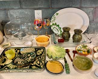 Pottery and Kitchen Items