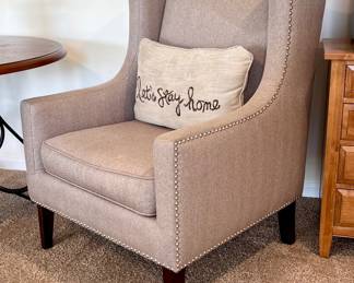 Grey Wingback Chairs