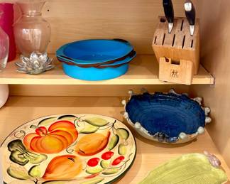 Pottery / Knife Block Set