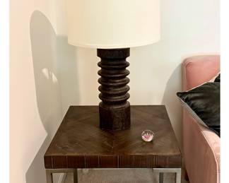 Bernhardt End Table and Lamp