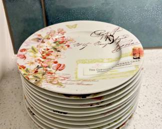 Rosanna Primavera Artwork and Antiques from 18th Century Italy and 19th Century England 19TH CENTURY England and France Modern Day Salad Plates