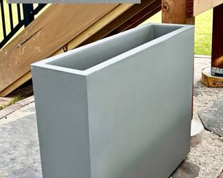 Tall Plastic Rectangular Planter