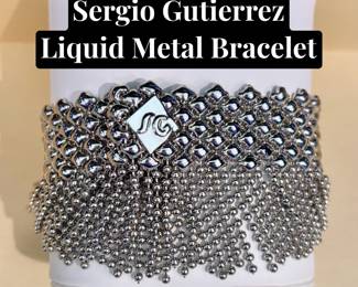 Sergio Gutierrez Liquid Metal Bracelet